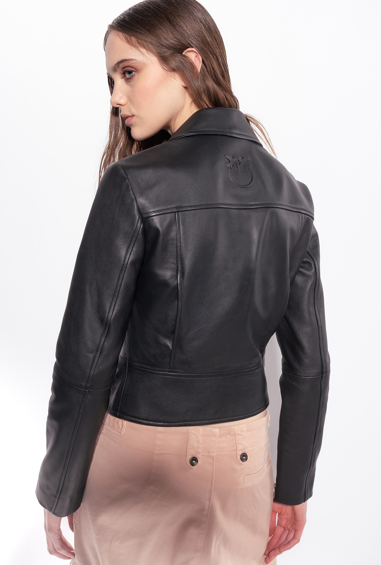 Biker Jacket in Nappa Leather-OSI