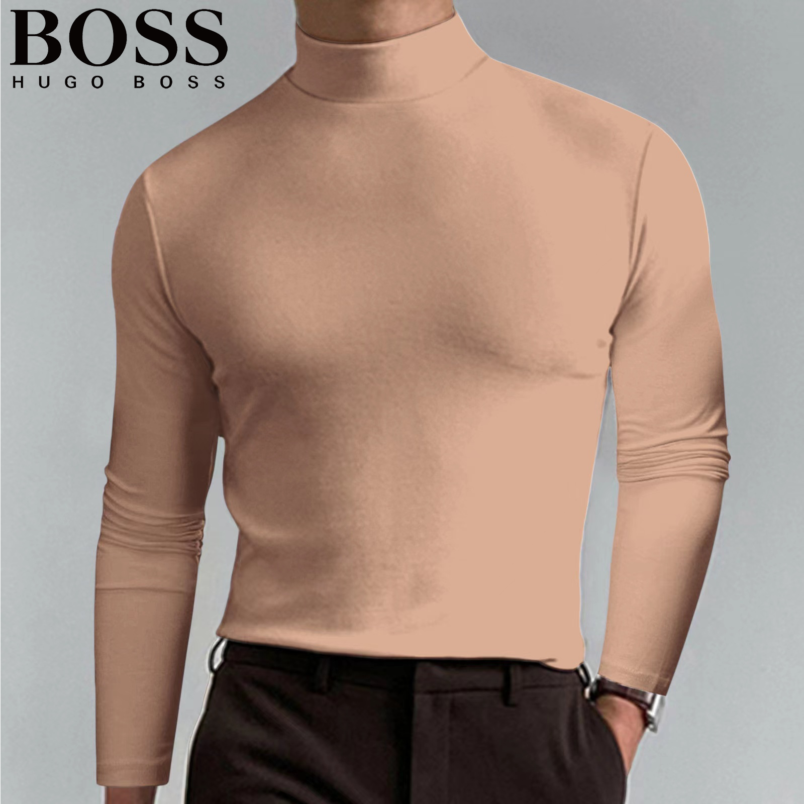 Men's Casual Round Neck Thermal Top-OSI