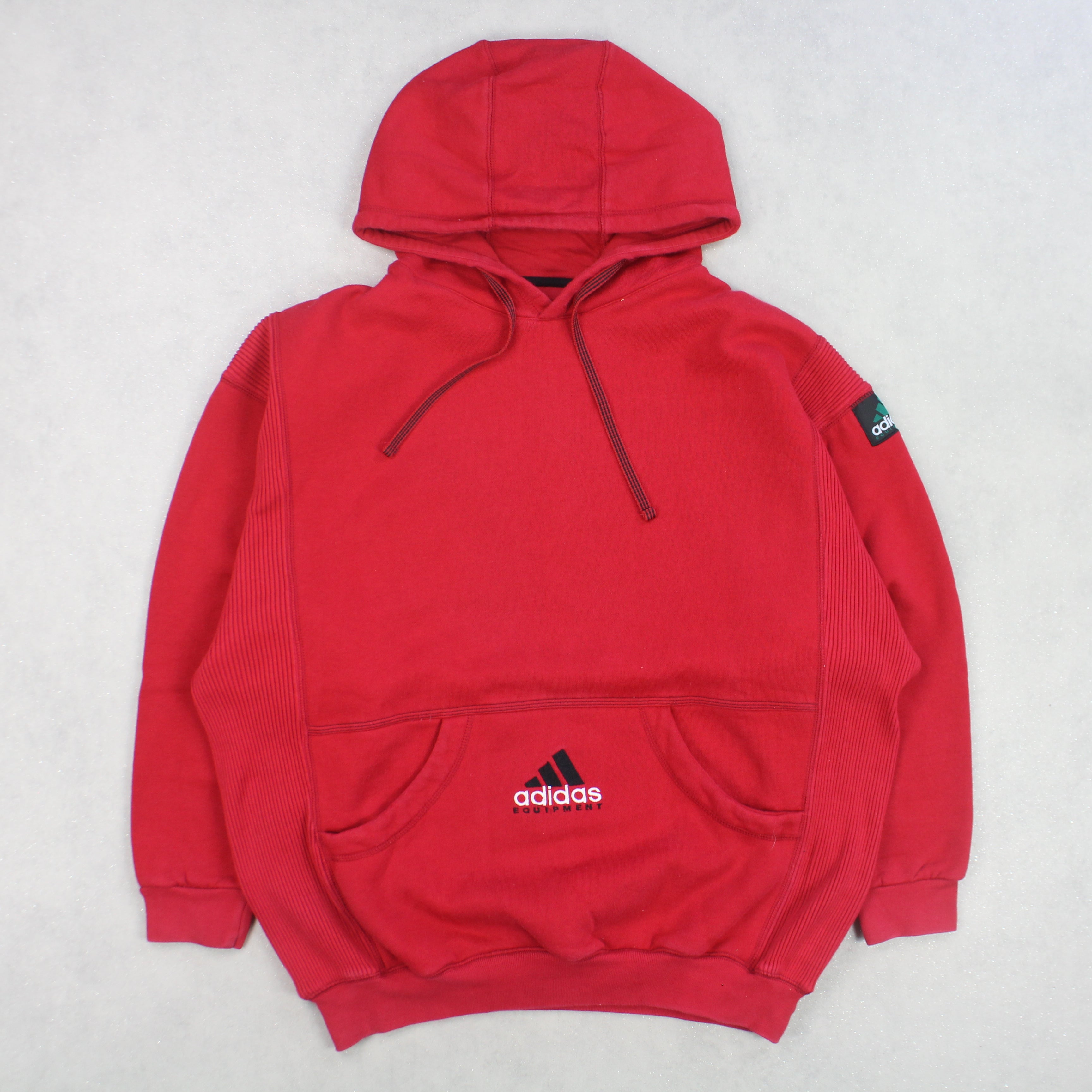 RARE 1990s EQT Hoodie Red-OSI