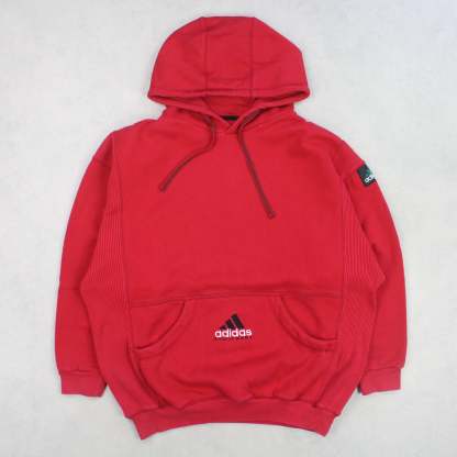 RARE 1990s EQT Hoodie Red-OSI