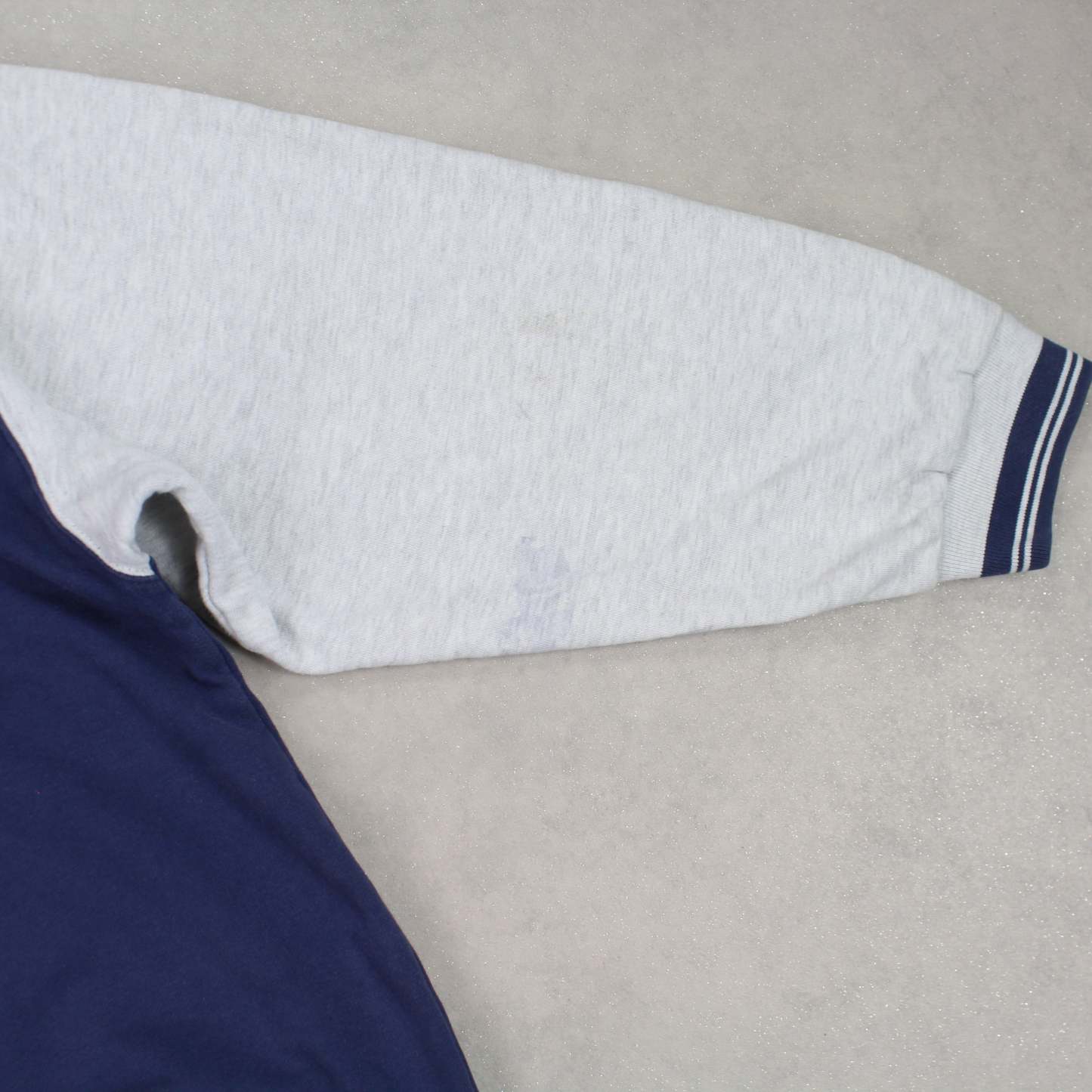 RARE 1990s  Swoosh Hoodie Navy-OSI