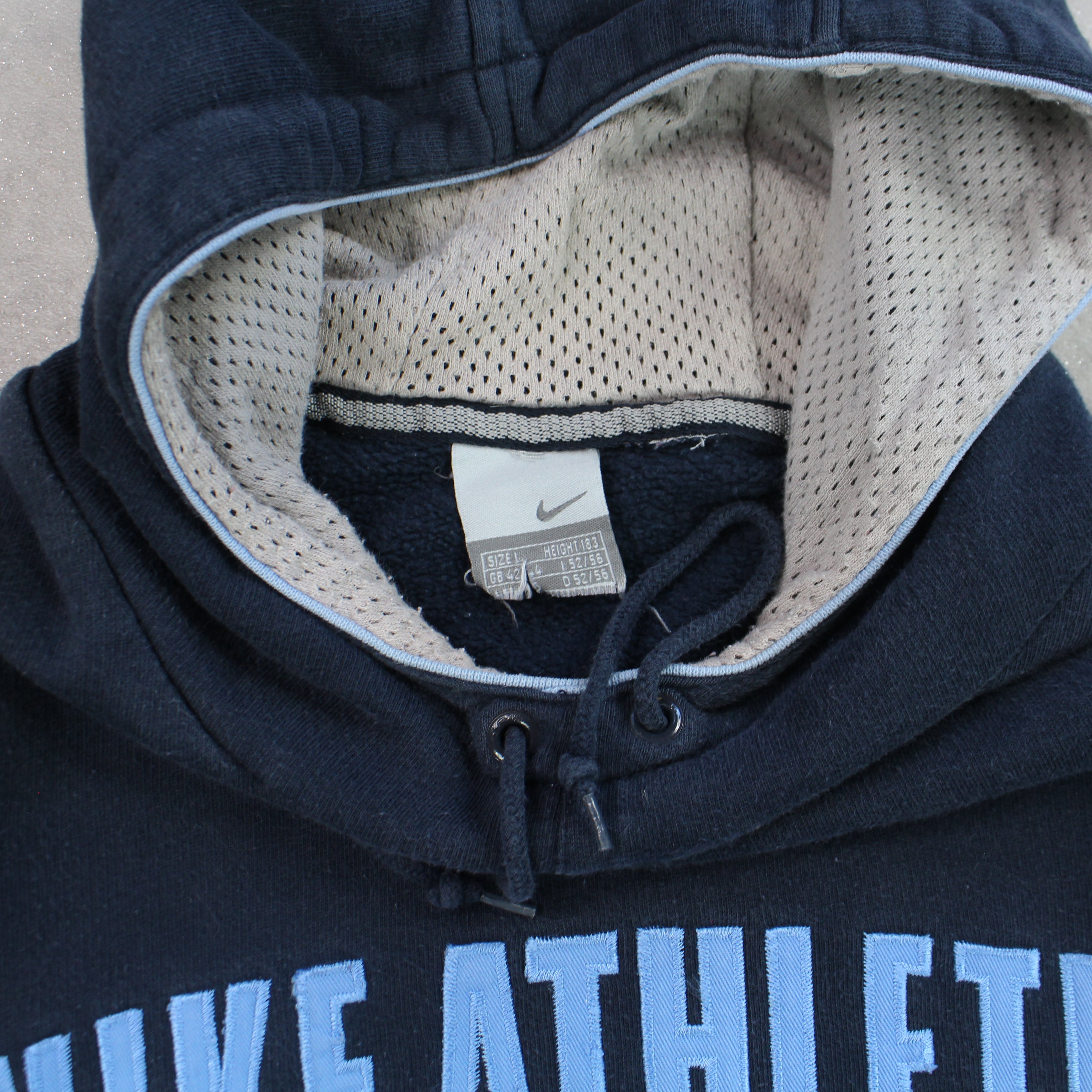 RARE 2000s  Hoodie Navy-OSI