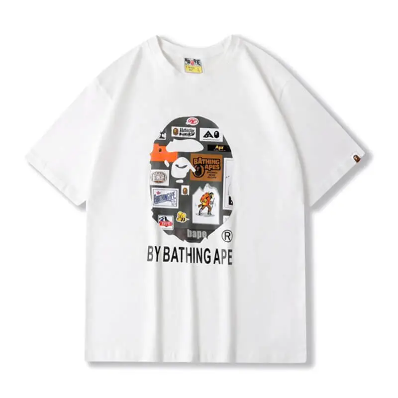 Crew Neck A Bathing Ape T shirt-OSI