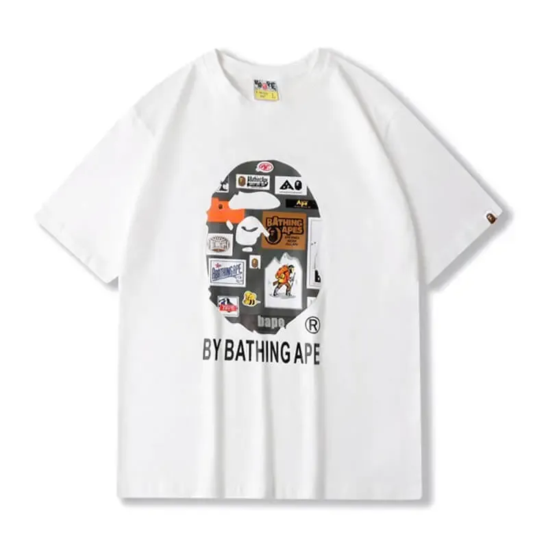 Crew Neck A Bathing Ape T shirt-OSI