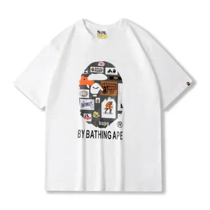 Crew Neck A Bathing Ape T shirt-OSI
