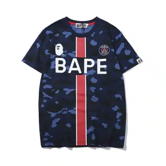  Vertical Bar Printed T-shirt-OSI