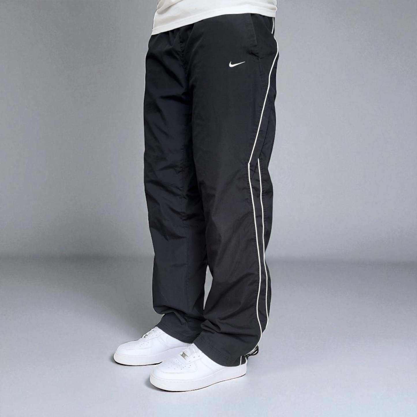 RARE 2000s Trackpants Black-OSI