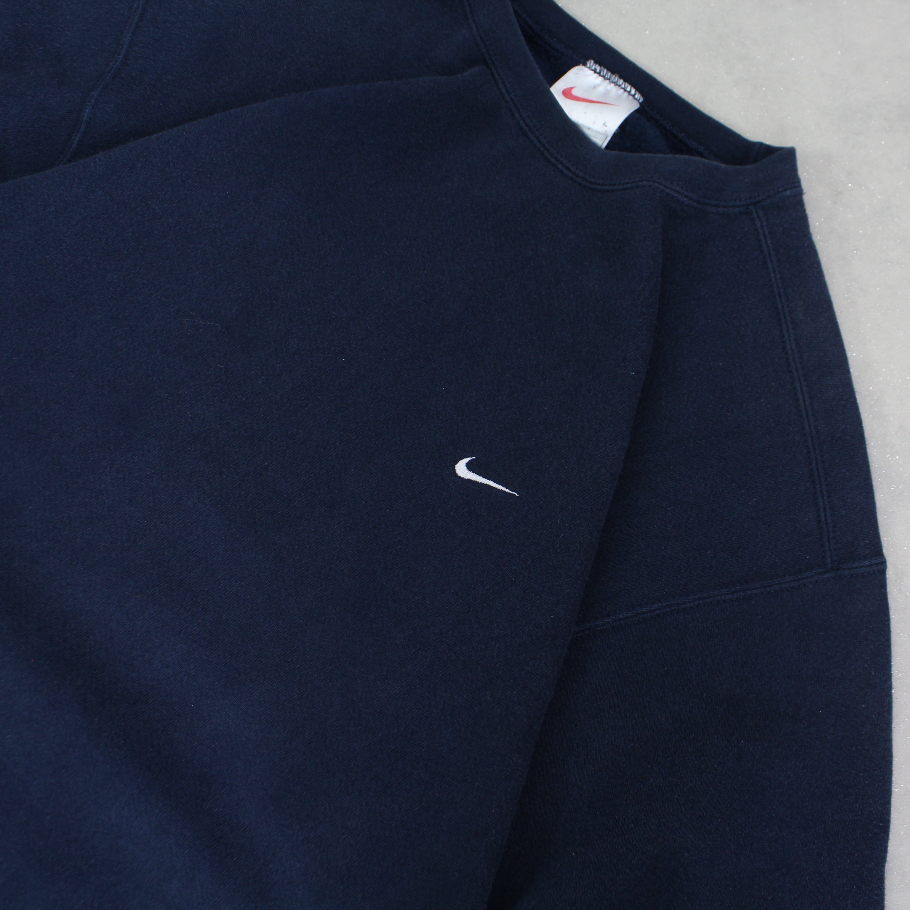 RARE 1990s Heavyweight  Sweatshirt Navy-OSI