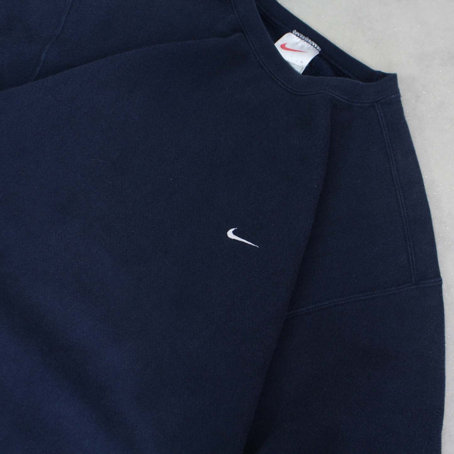 RARE 1990s Heavyweight  Sweatshirt Navy-OSI