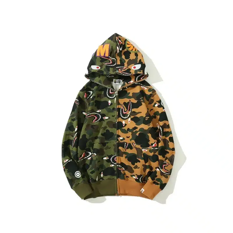  Shark Mouth Camo Hoodie-OSI