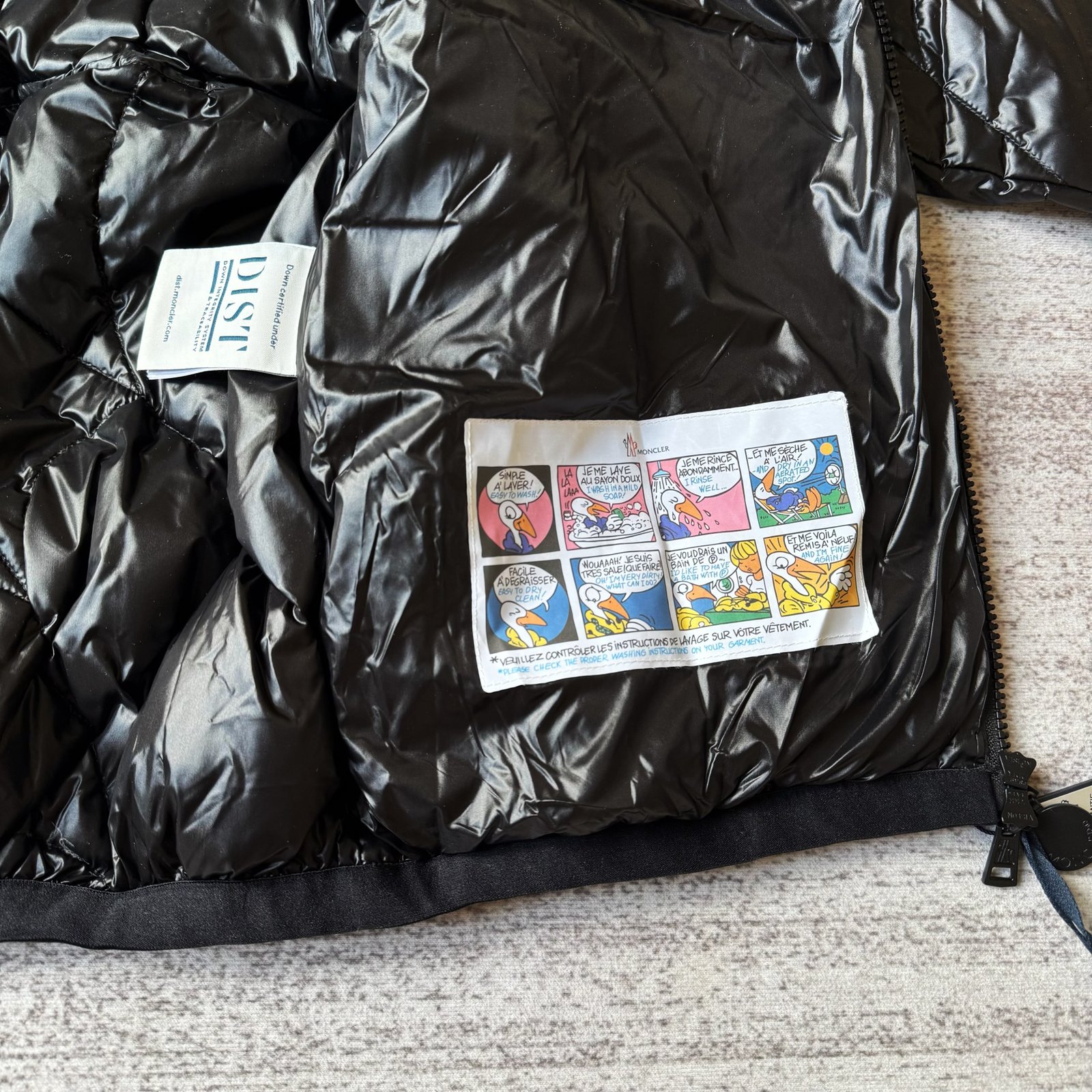 Moncler Spider Puffer Jacket Black