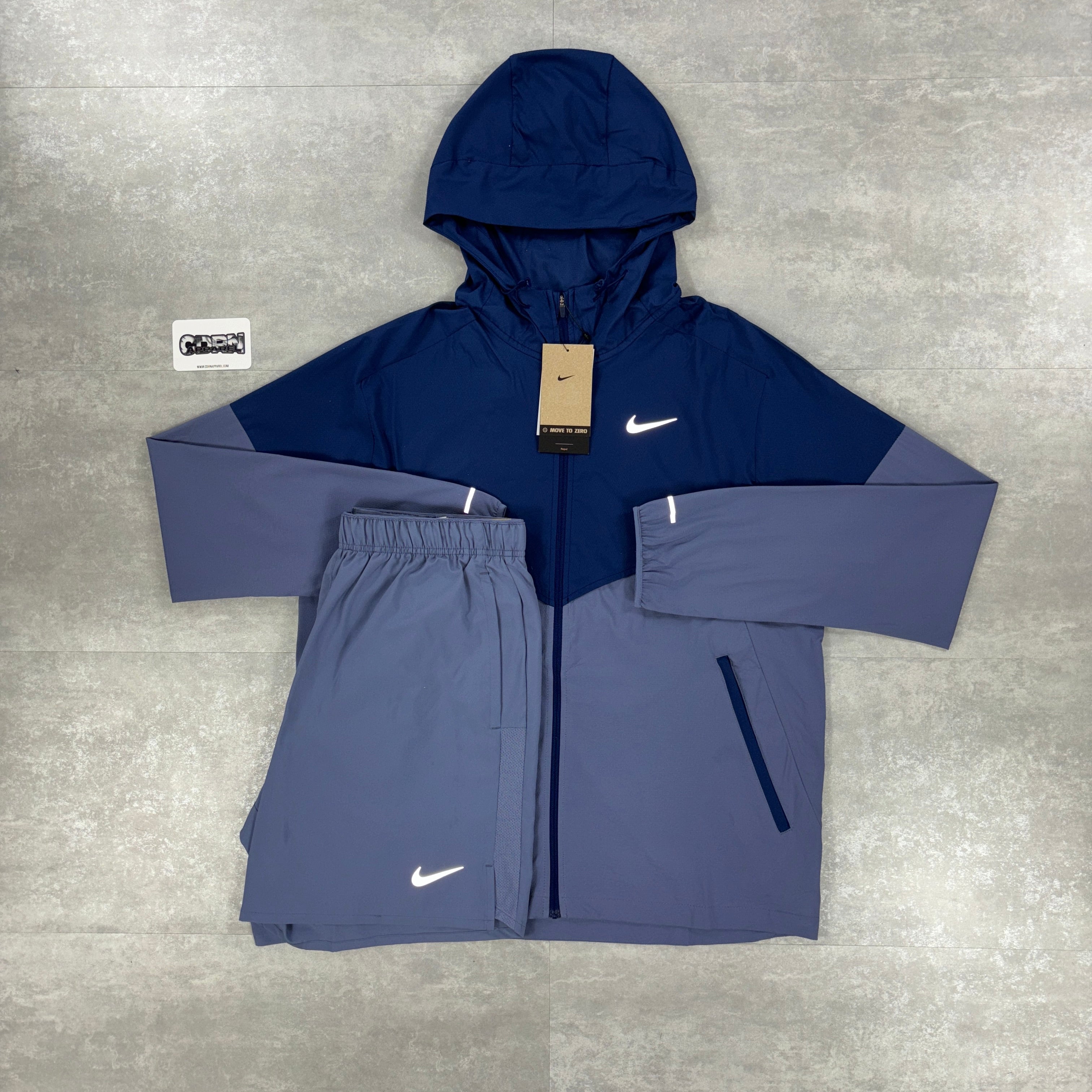 Blue Void UV Windbreaker & Inigo Challenger Shorts Setd-OSI