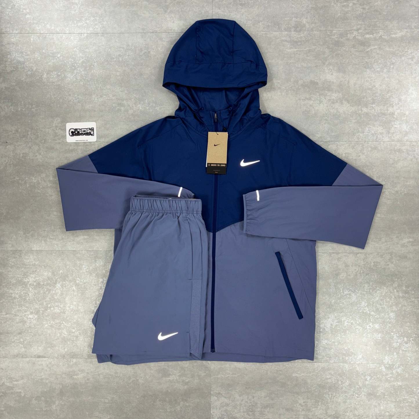 Blue Void UV Windbreaker & Inigo Challenger Shorts Setd-OSI