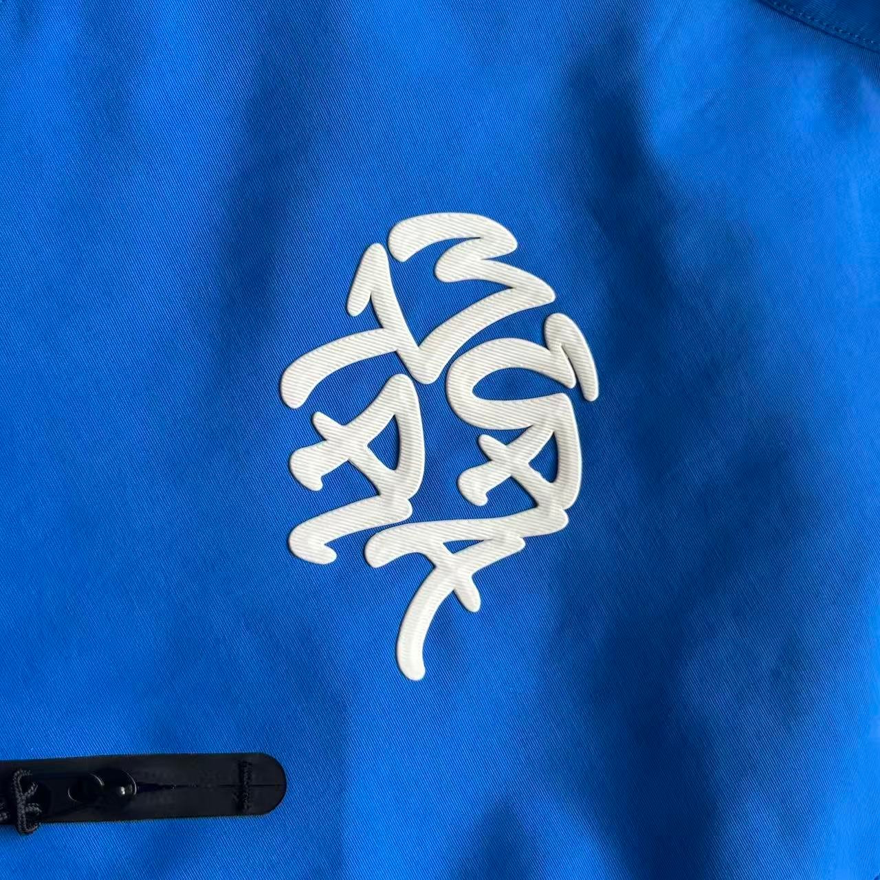 Mertra Monogram Shell Jacket Blue
