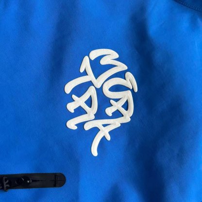 Mertra Monogram Shell Jacket Blue
