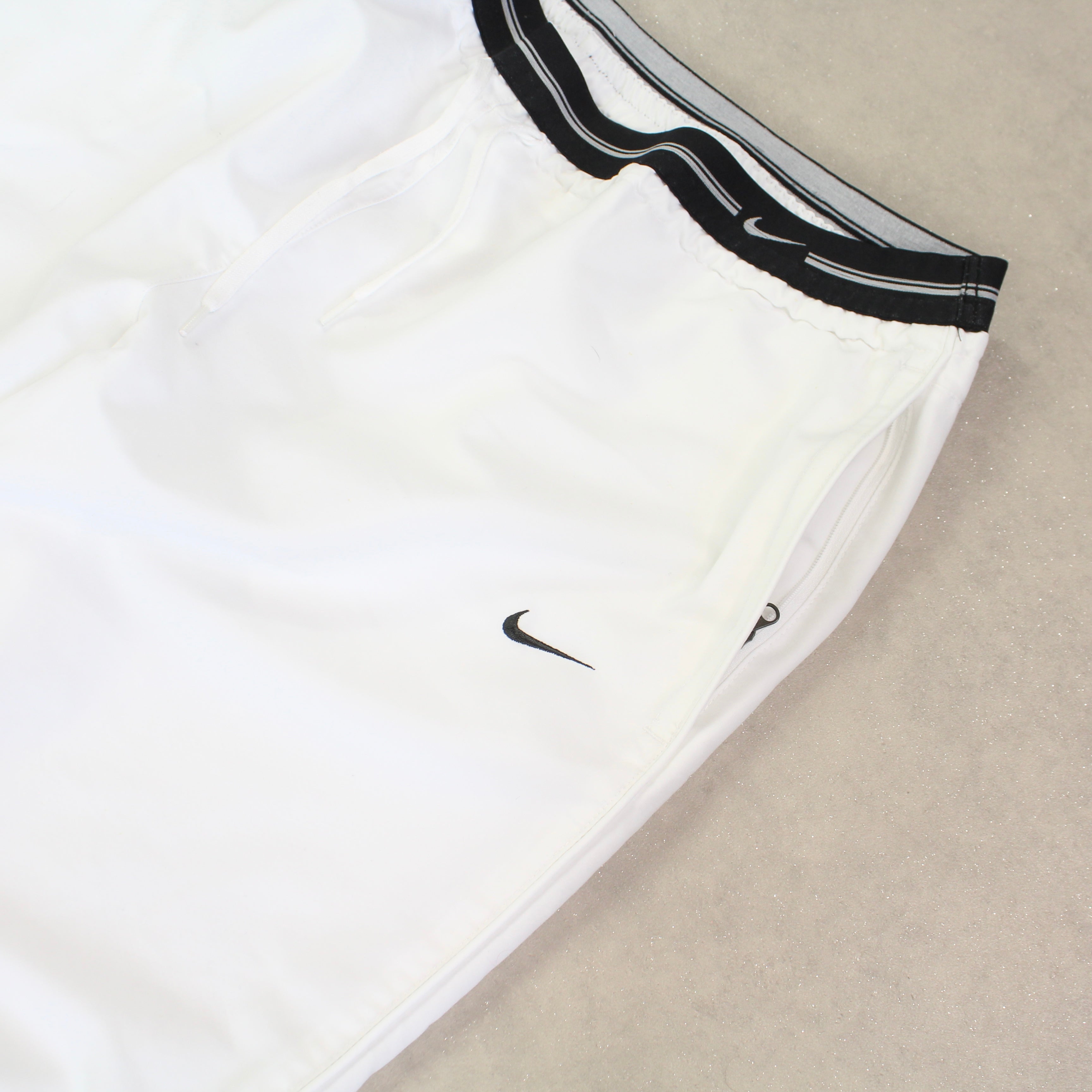 RARE 2000s Baggy Trackpants White-OSI