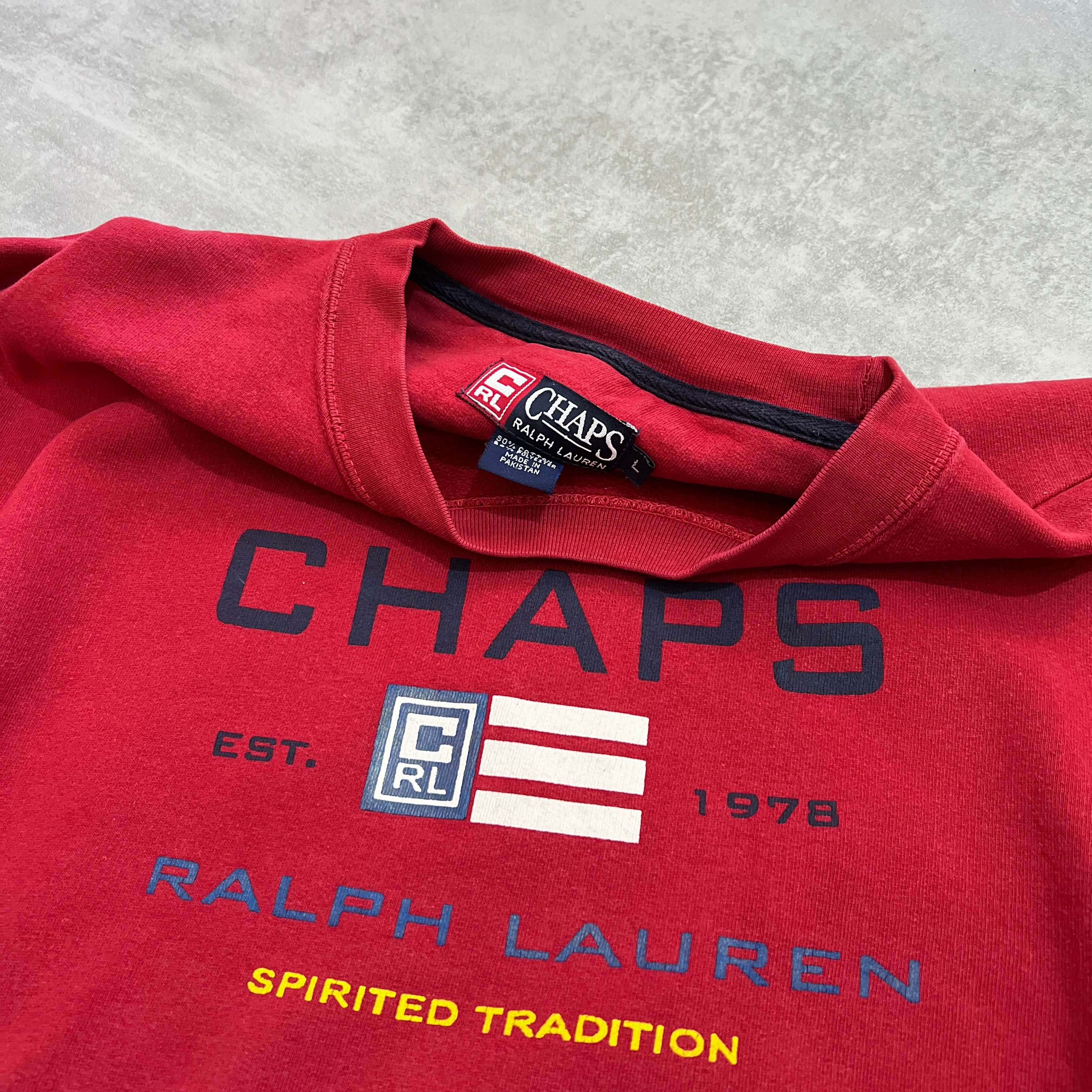 2000s heavyweight embroidered sweatshirt-OSI