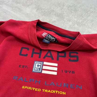 2000s heavyweight embroidered sweatshirt-OSI