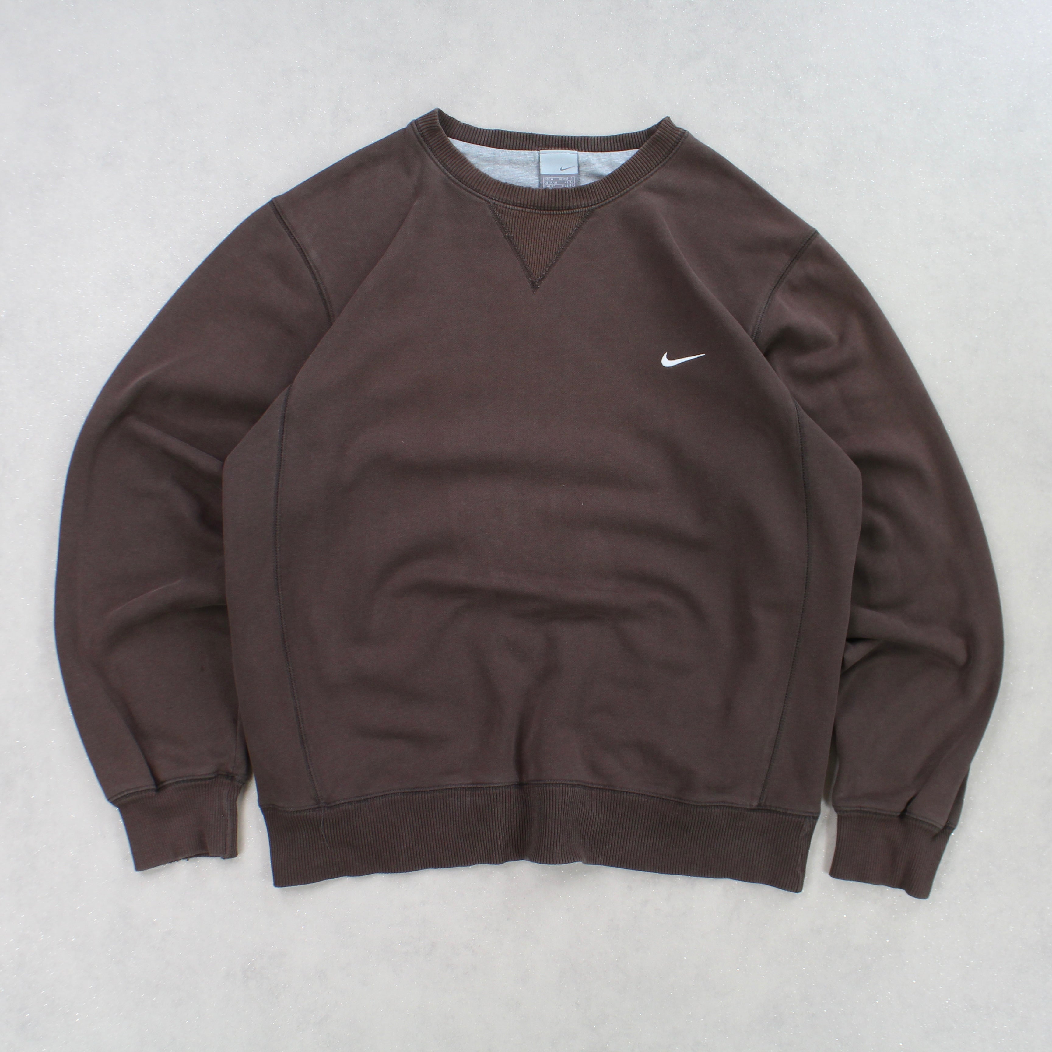 SUPER RARE 2000s  Sweatshirt Brown-OSI
