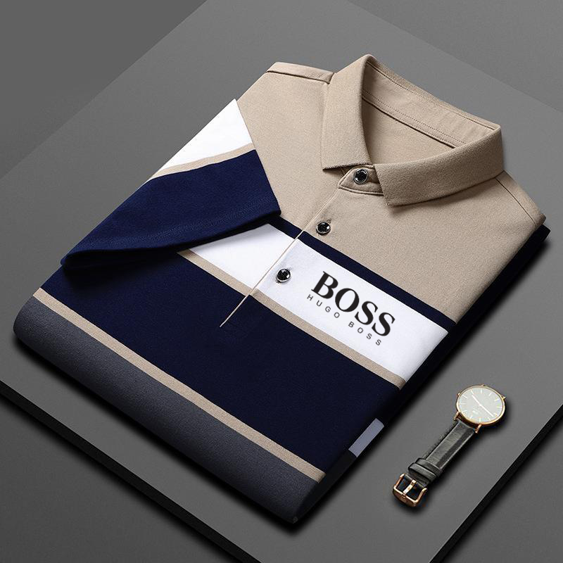 Men's high-end striped stretch shirt-OSI