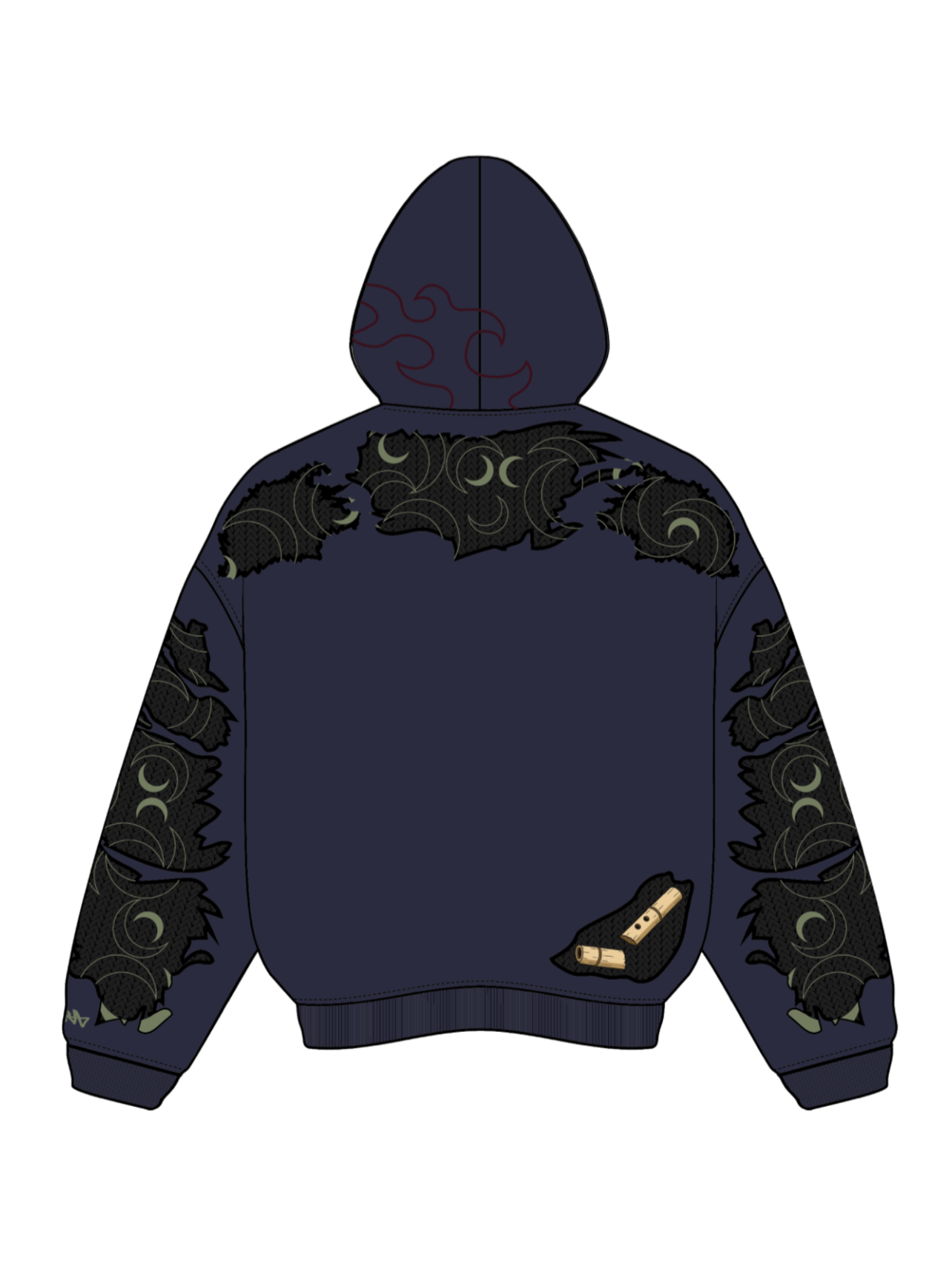 "EYE TEARS" Hoodie-OSI