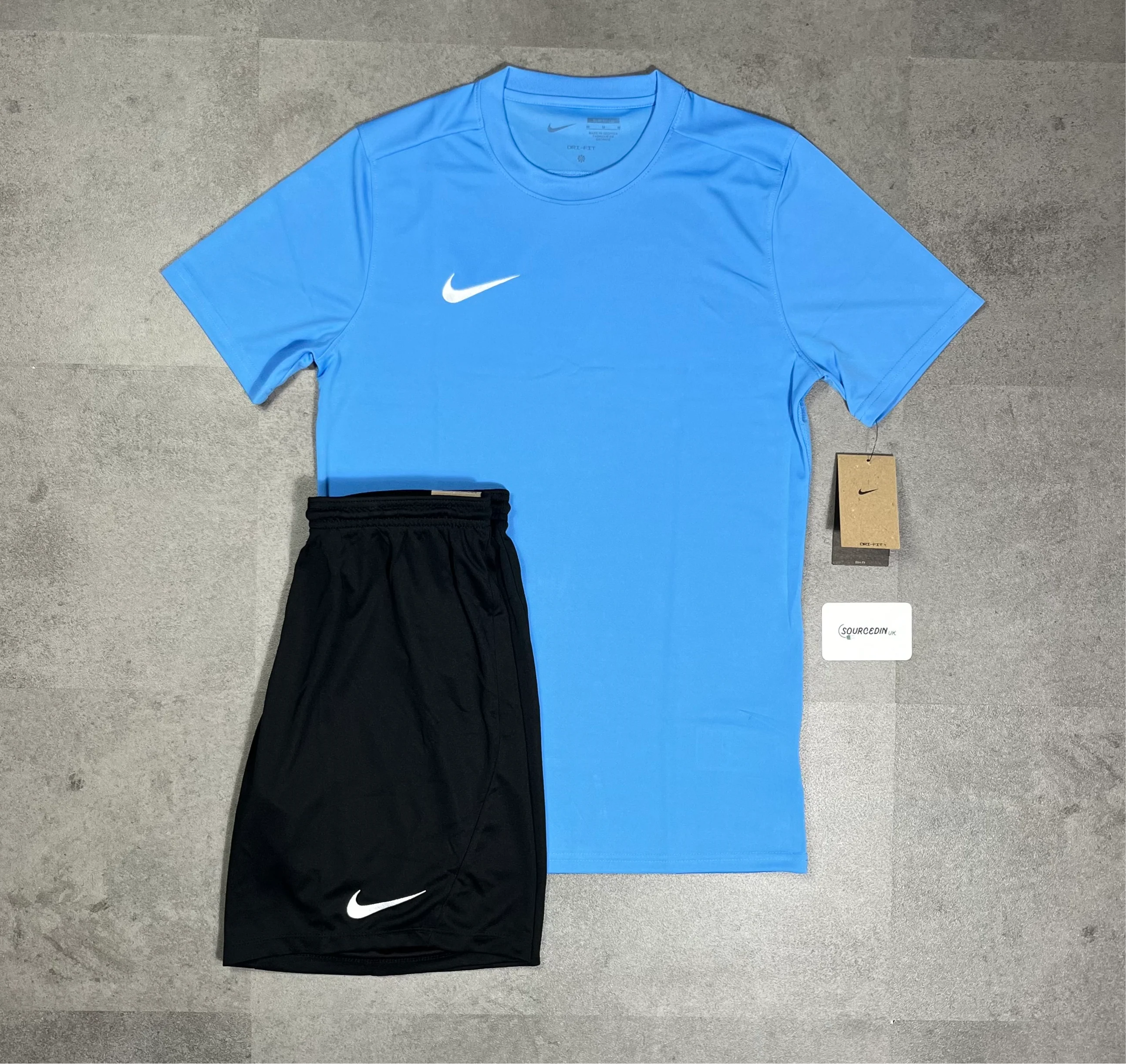 Dri Fit Set Blue/Black Shorts-OSI