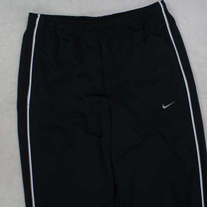 RARE 2000s Trackpants Black-OSI