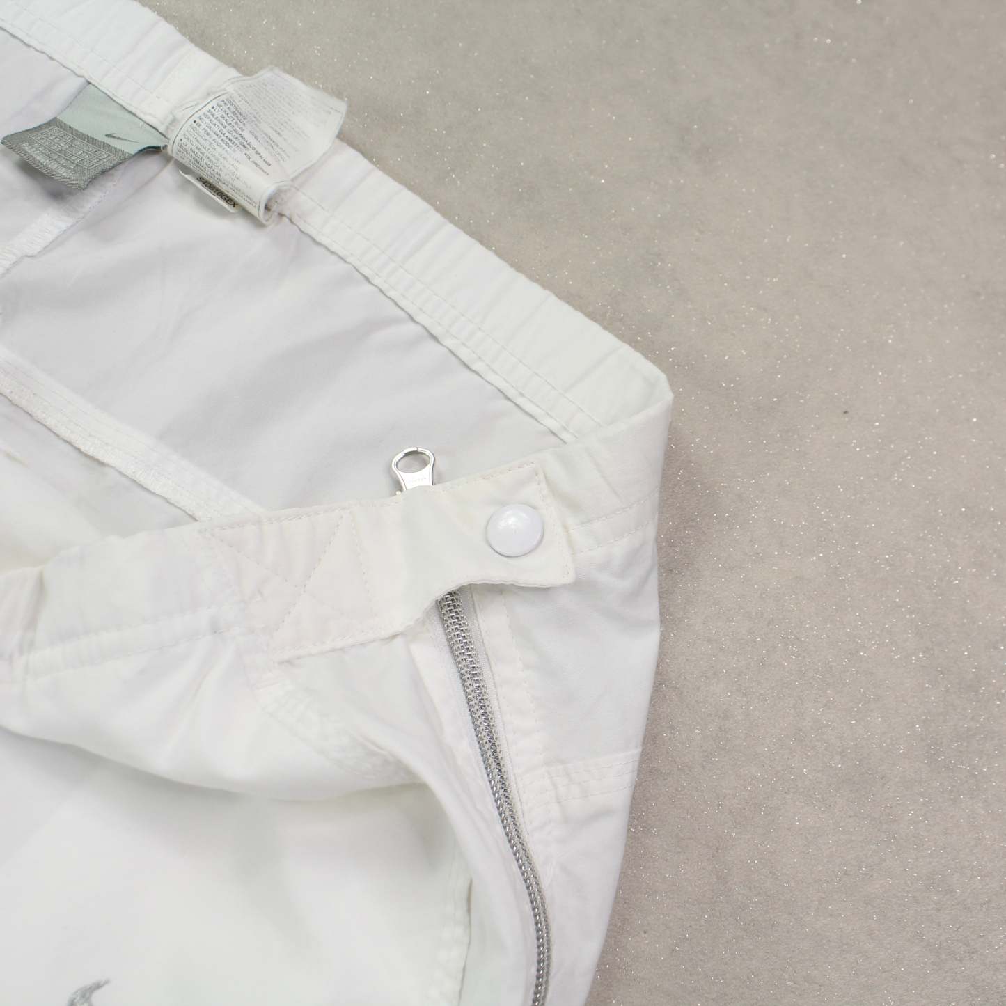 RARE 2000s Baggy Trackpants White-OSI