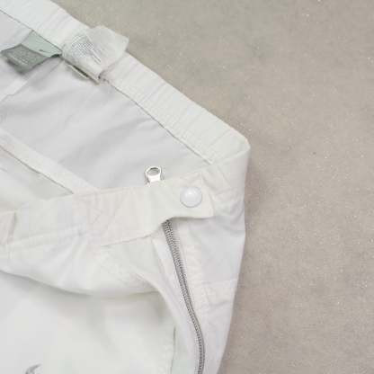 RARE 2000s Baggy Trackpants White-OSI