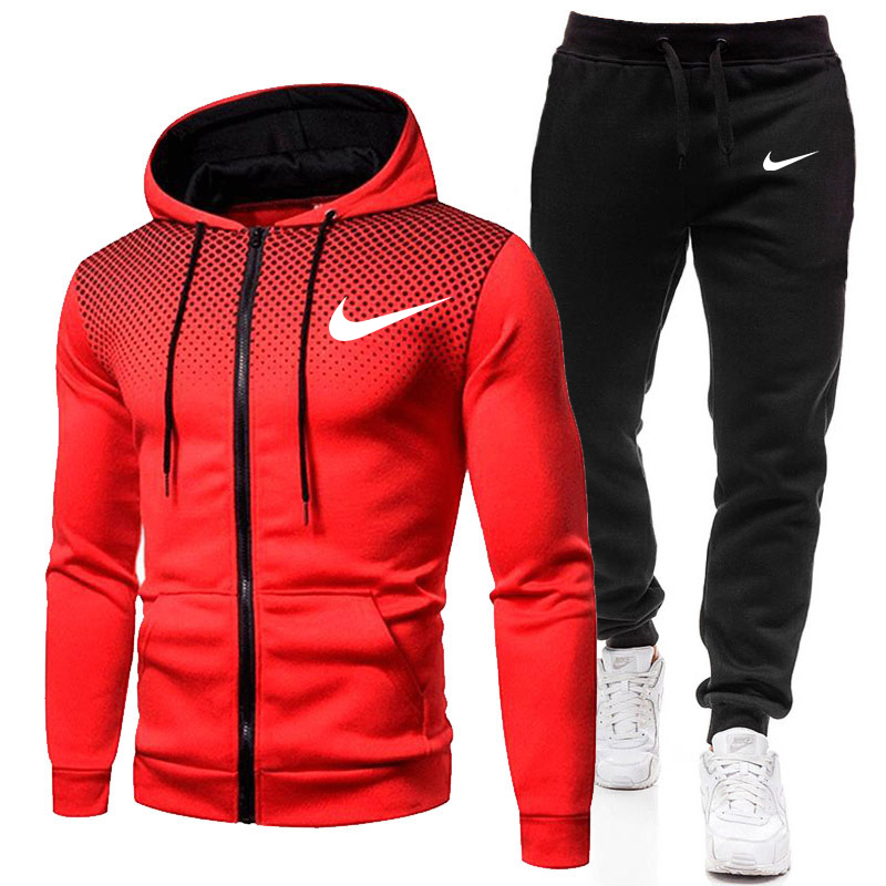 Casual Long Sleeve Men's Sports Suit-OSI