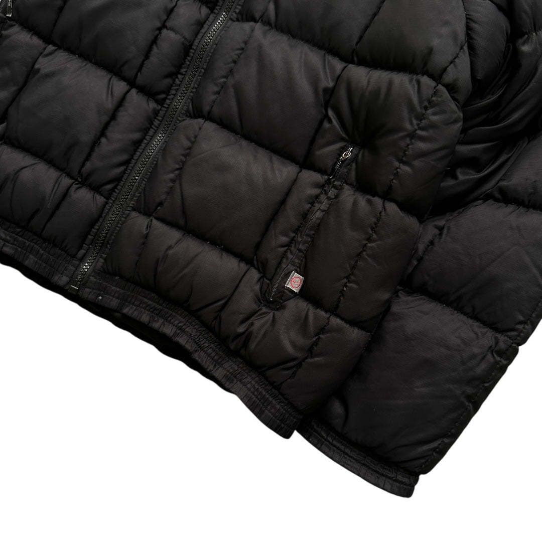 Vintage  Puffer Daunenjacke Schwarz Pink-OSI