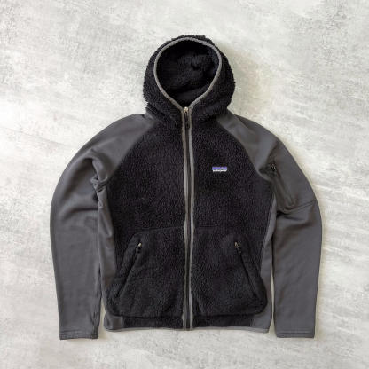 2000s zip heavyweight fleece hoodie-OSI