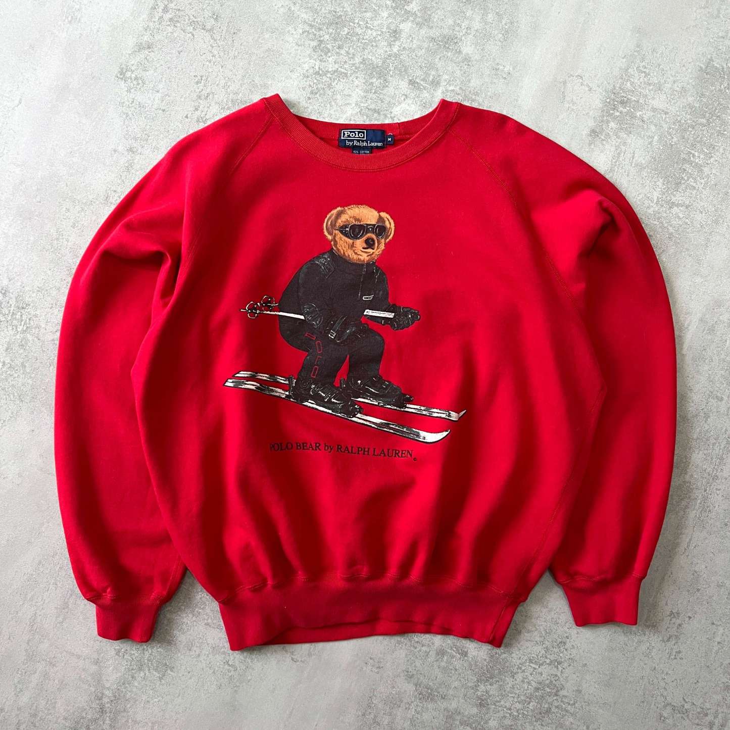 1990s heavyweight embroidered sweatshirt-OSI