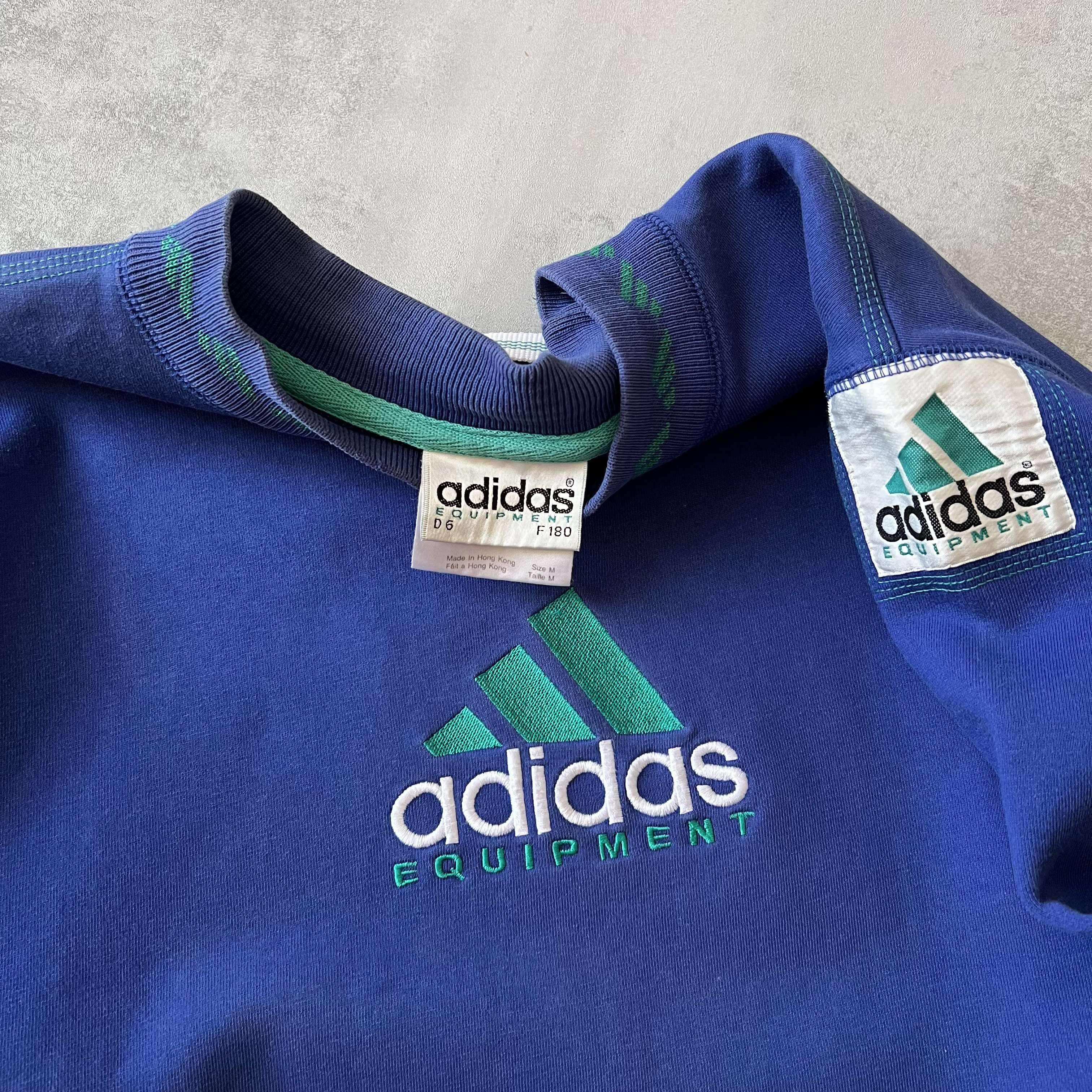 Equipment 1990s heavyweight embroidered sweatshirt-OSI