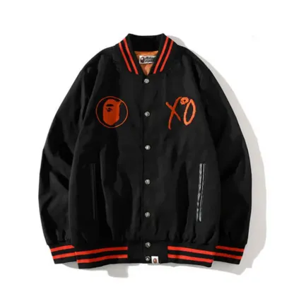  xo Camouflage Varsity Zip up Jacket-OSI