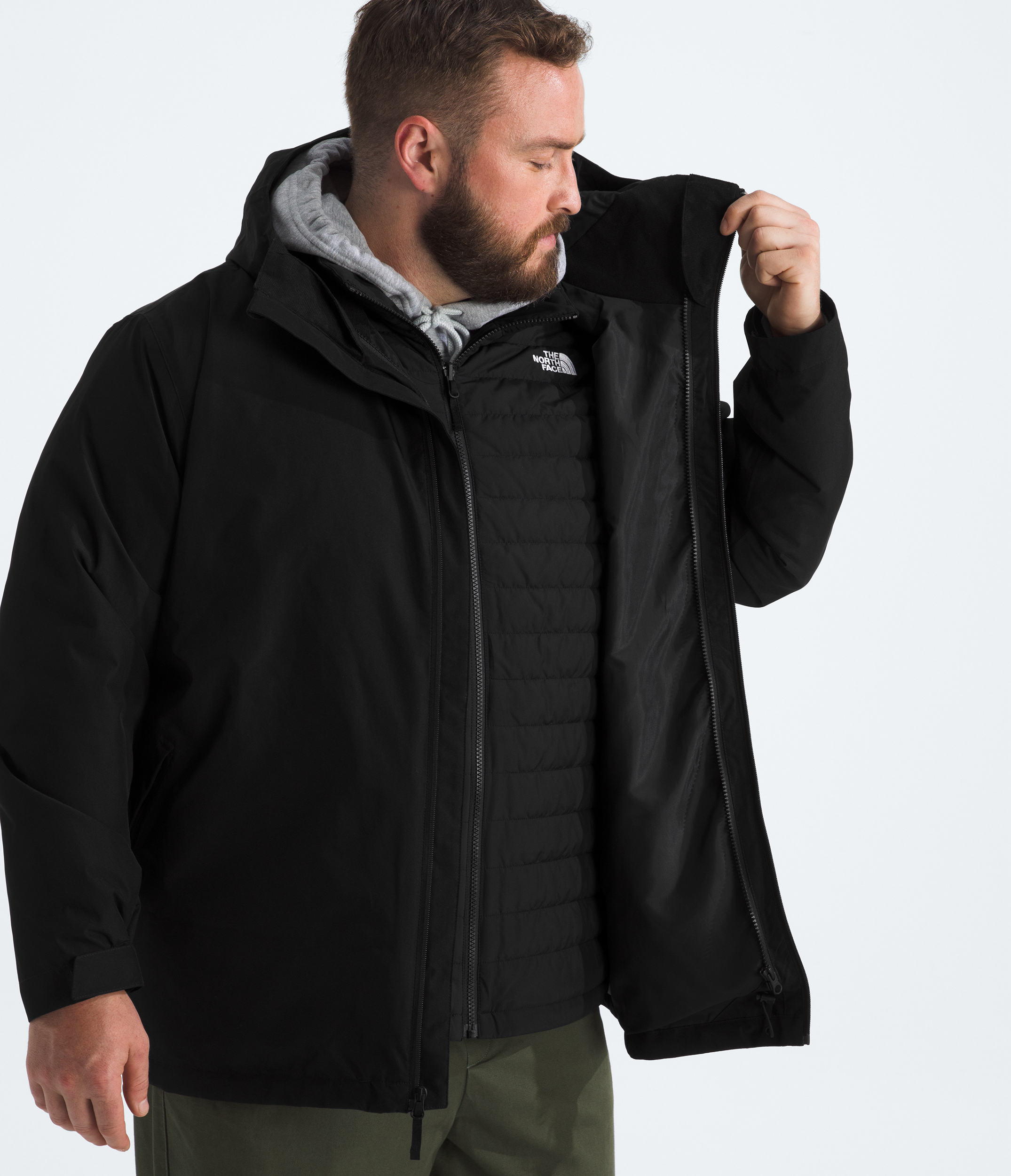Men's Big Carto Mono TriclimateTM Hooded Jacket-OSI
