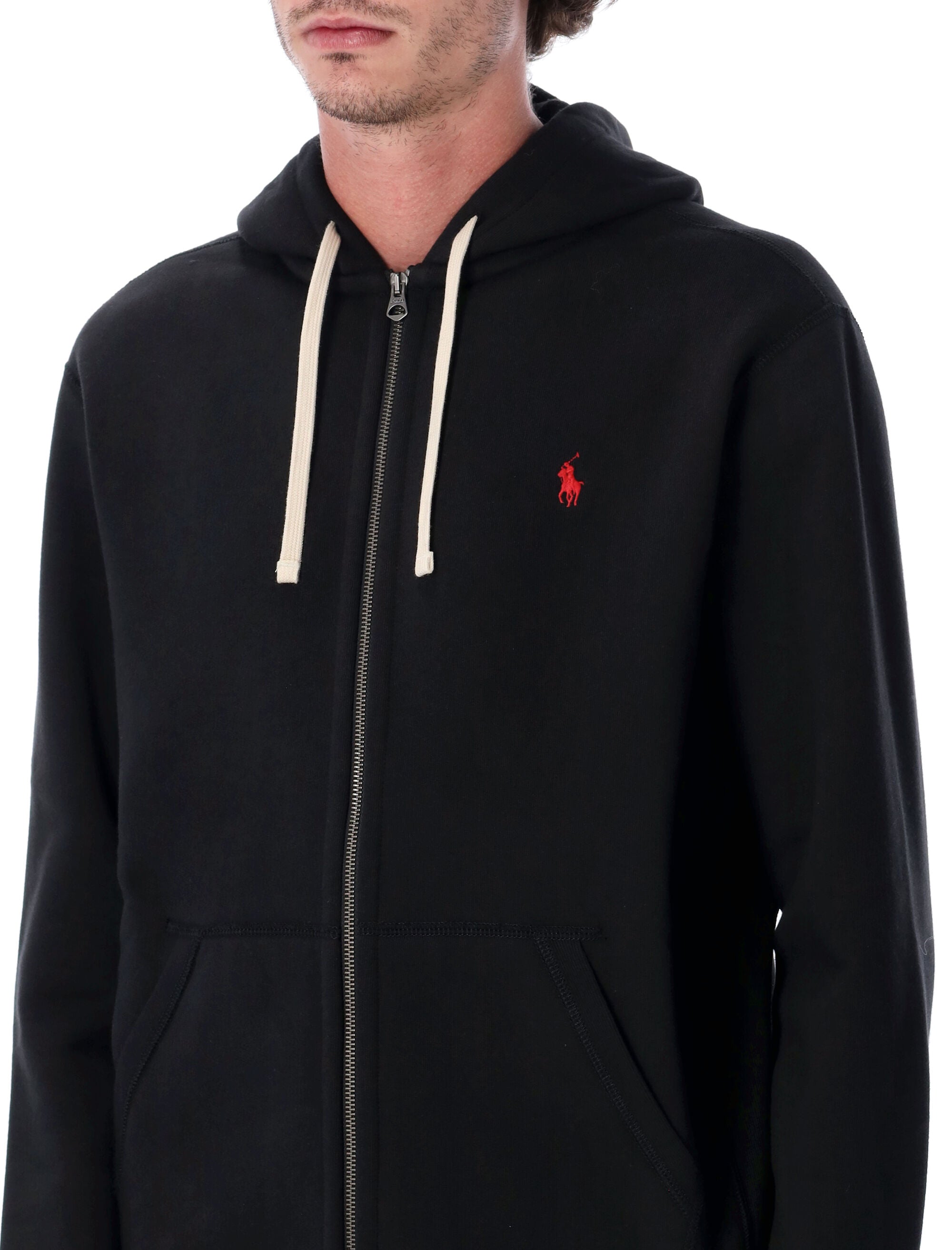 POLO  Men's Full-Zip Fleece Hoodie-OSI