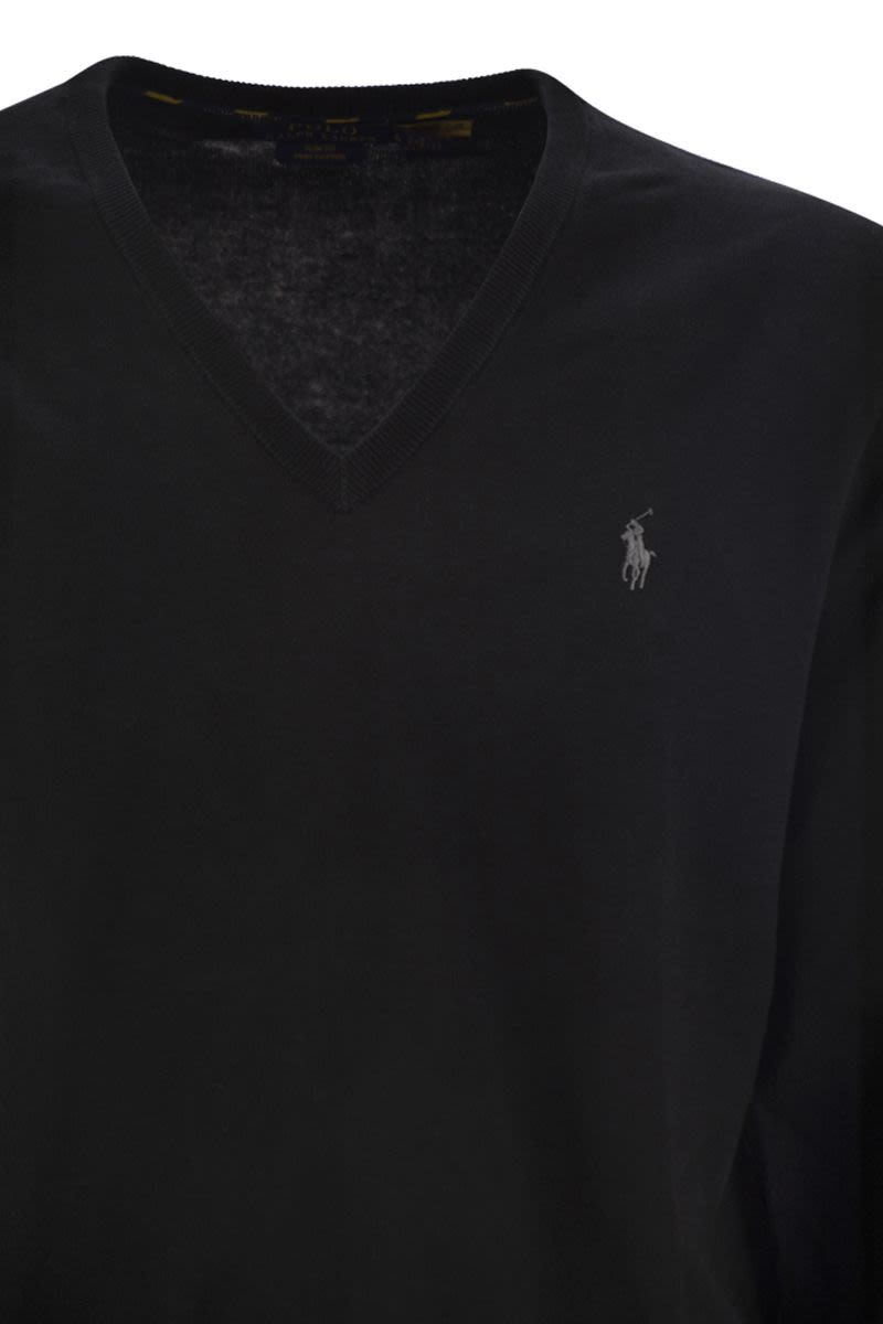 POLO  Slim-Fit Lightweight Cotton T-Shirt-OSI
