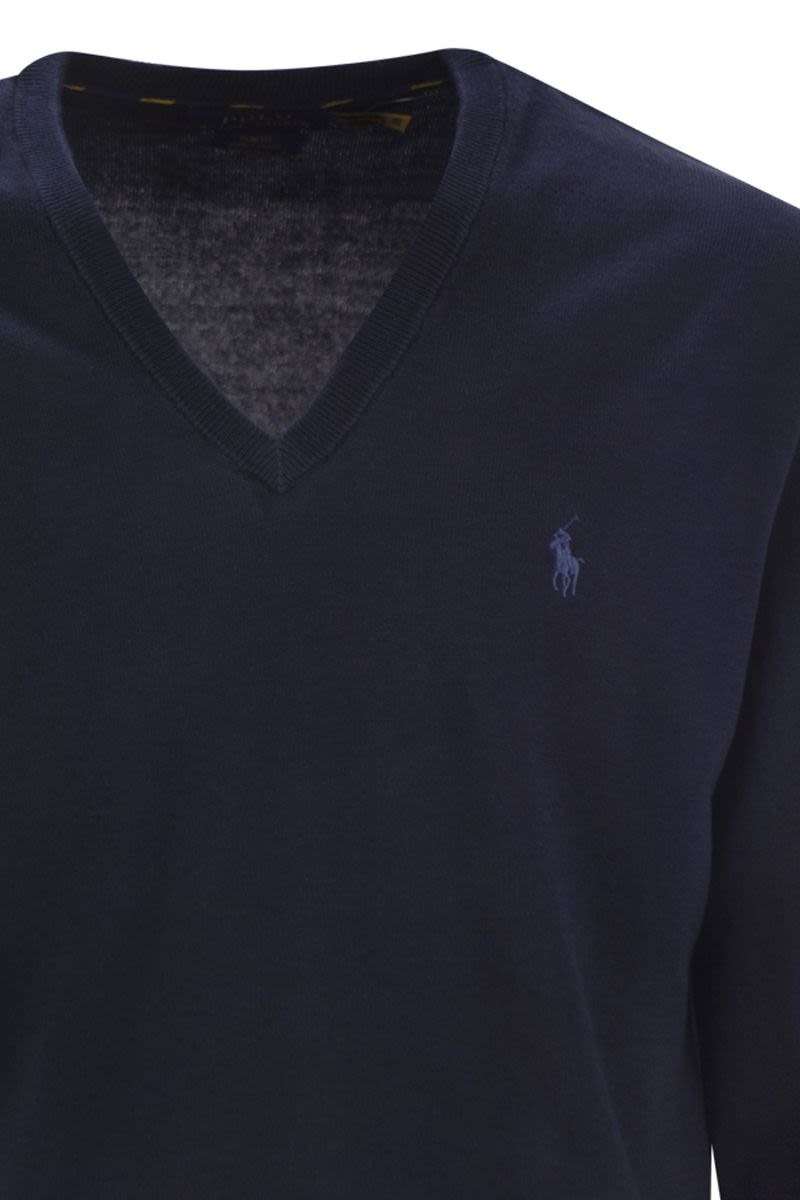POLO  Slim-Fit Breathable Cotton T-Shirt-OSI