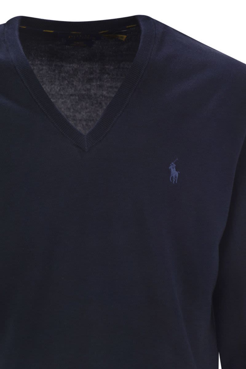 POLO  Slim-Fit Breathable Cotton T-Shirt-OSI