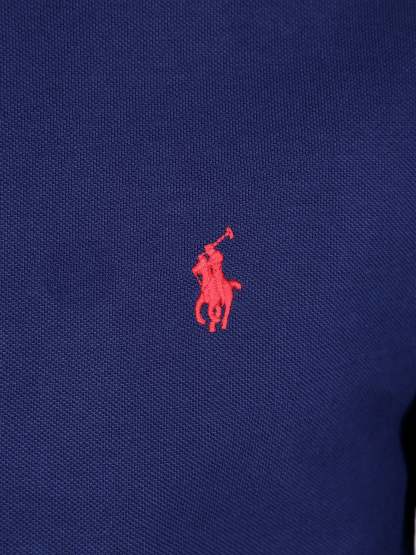 POLO  Men's Long Sleeve Knit Polo Shirt-OSI