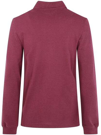POLO  Long Sleeve Knit Polo Shirt for Men-OSI