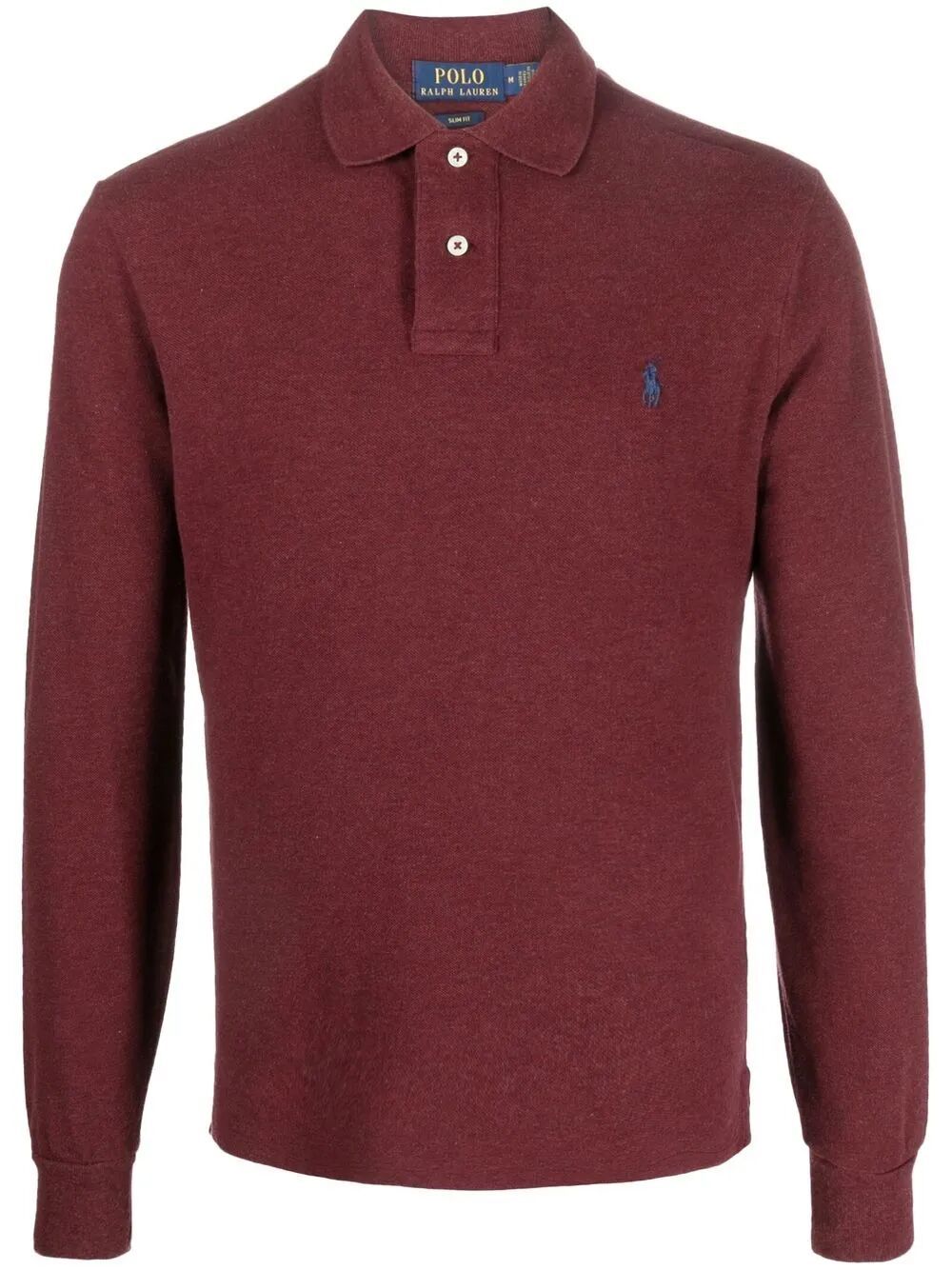 POLO  Long Sleeve Knit Polo Shirt for Men-OSI