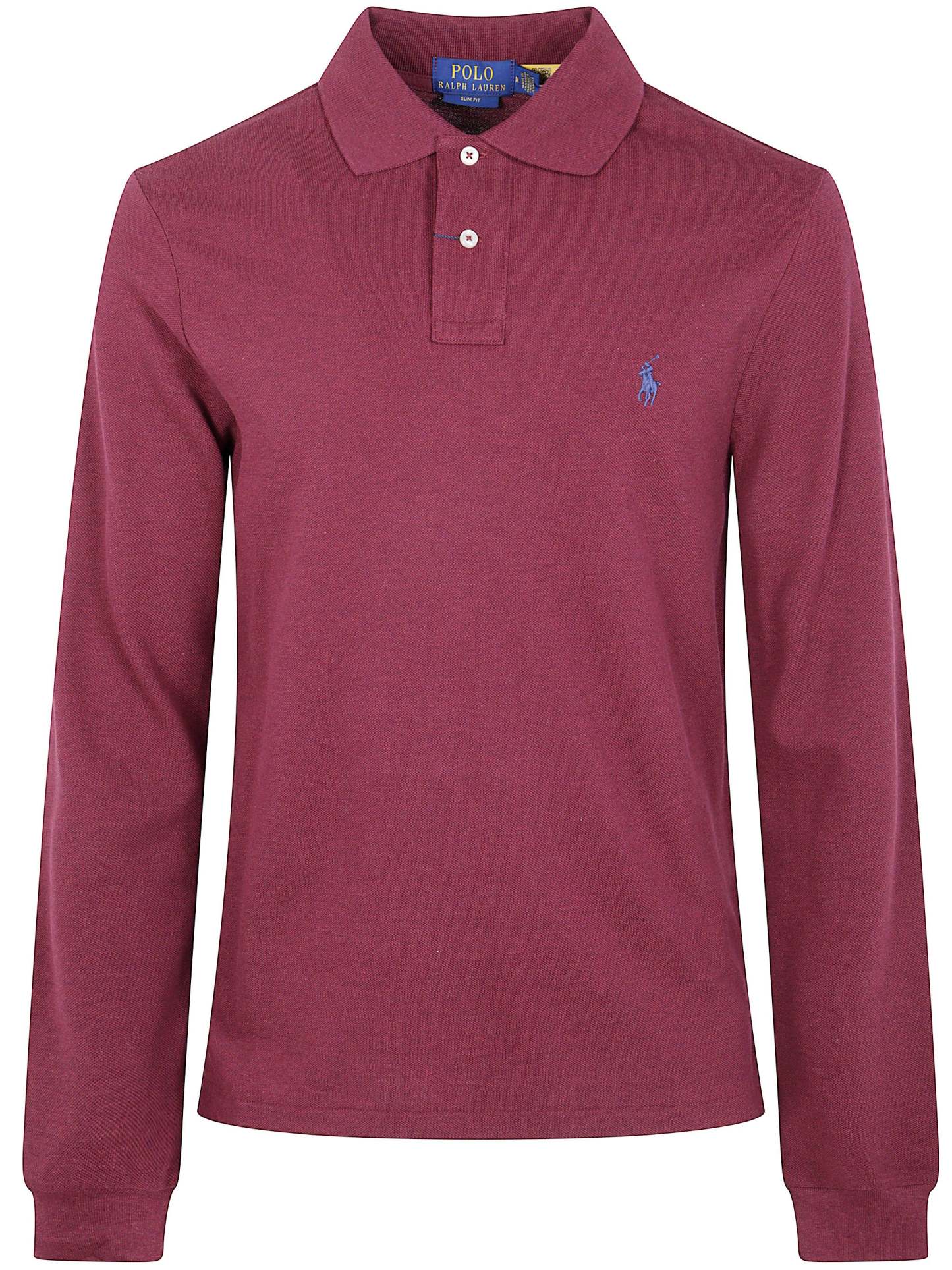 POLO  Long Sleeve Knit Polo Shirt for Men-OSI