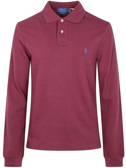 POLO  Long Sleeve Knit Polo Shirt for Men-OSI