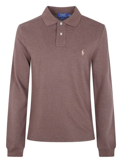 POLO  Long Sleeve Knit Polo Shirt for Men - FW25 Collection-OSI