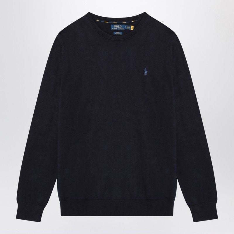 POLO  Pima Cotton Crewneck Sweatshirt for Men-OSI