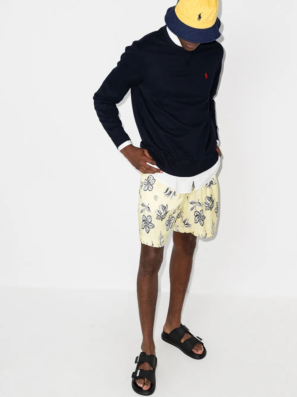 POLO  Men's Long Sleeve Knit Sweatshirt-OSI