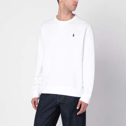 POLO  Men's Cotton Blend Crew Neck Sweatshirt with Logo-OSI