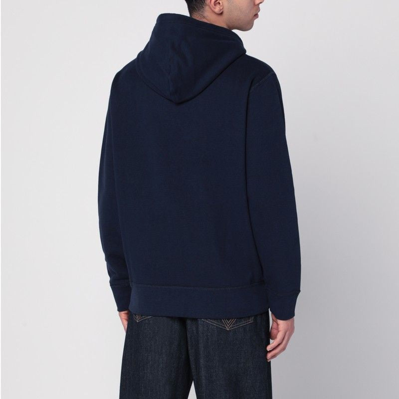POLO  Men's Brushed Cotton Blend Hoodie with Logo-OSI